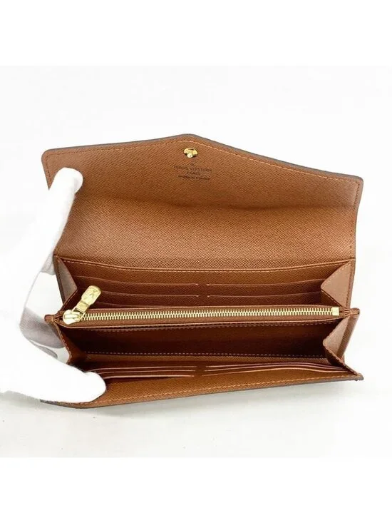 Louis Vuitton Wallet Monogram Portefeuille Sarah Brown - Picture 6 of 7